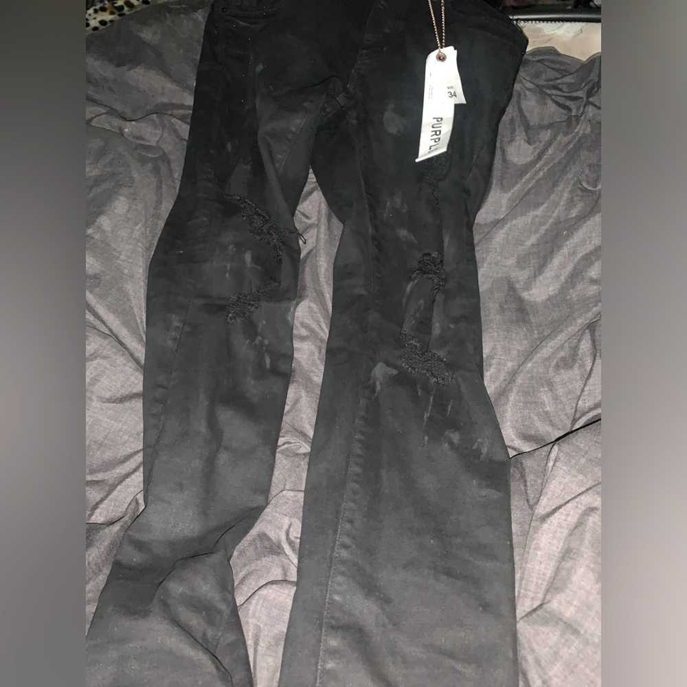 Selling my purple jeans need gone asap done where them lowest I’ll take is 80